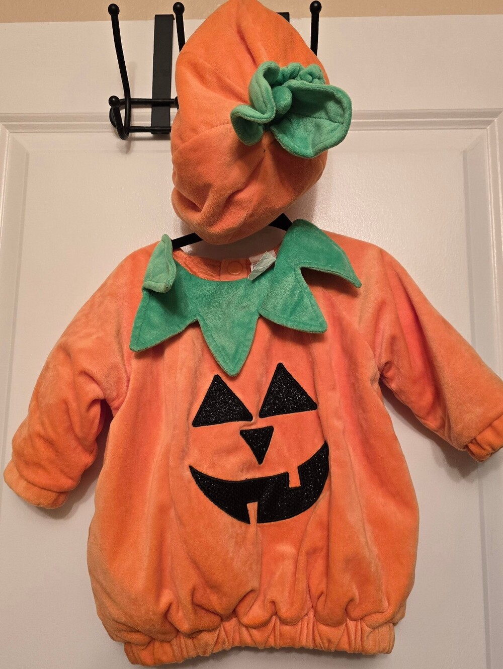 Jack-o-lantern Costume For Baby 0-6 Months With Hat